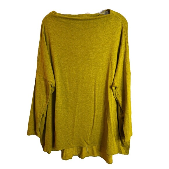 Bryn Walker Dimitri French Terry Tunic Top Small Blue Dolman Sleeve Boat Neck - Picture 2 of 13